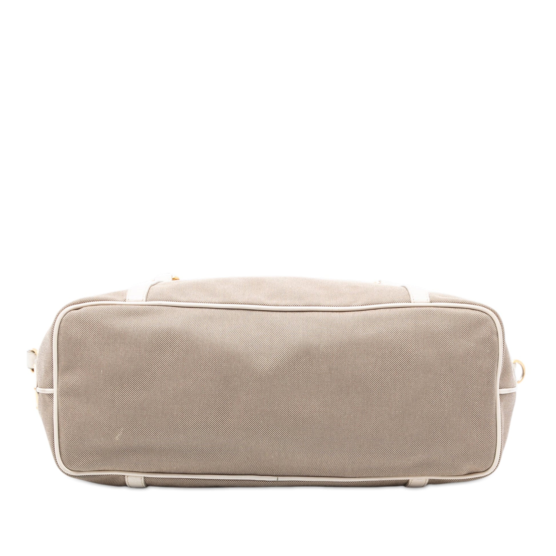 Prada Canvas Canapa Logo Satchel