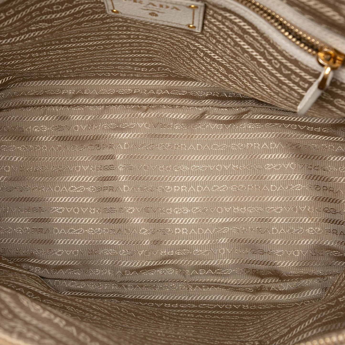 Prada Canvas Canapa Logo Satchel