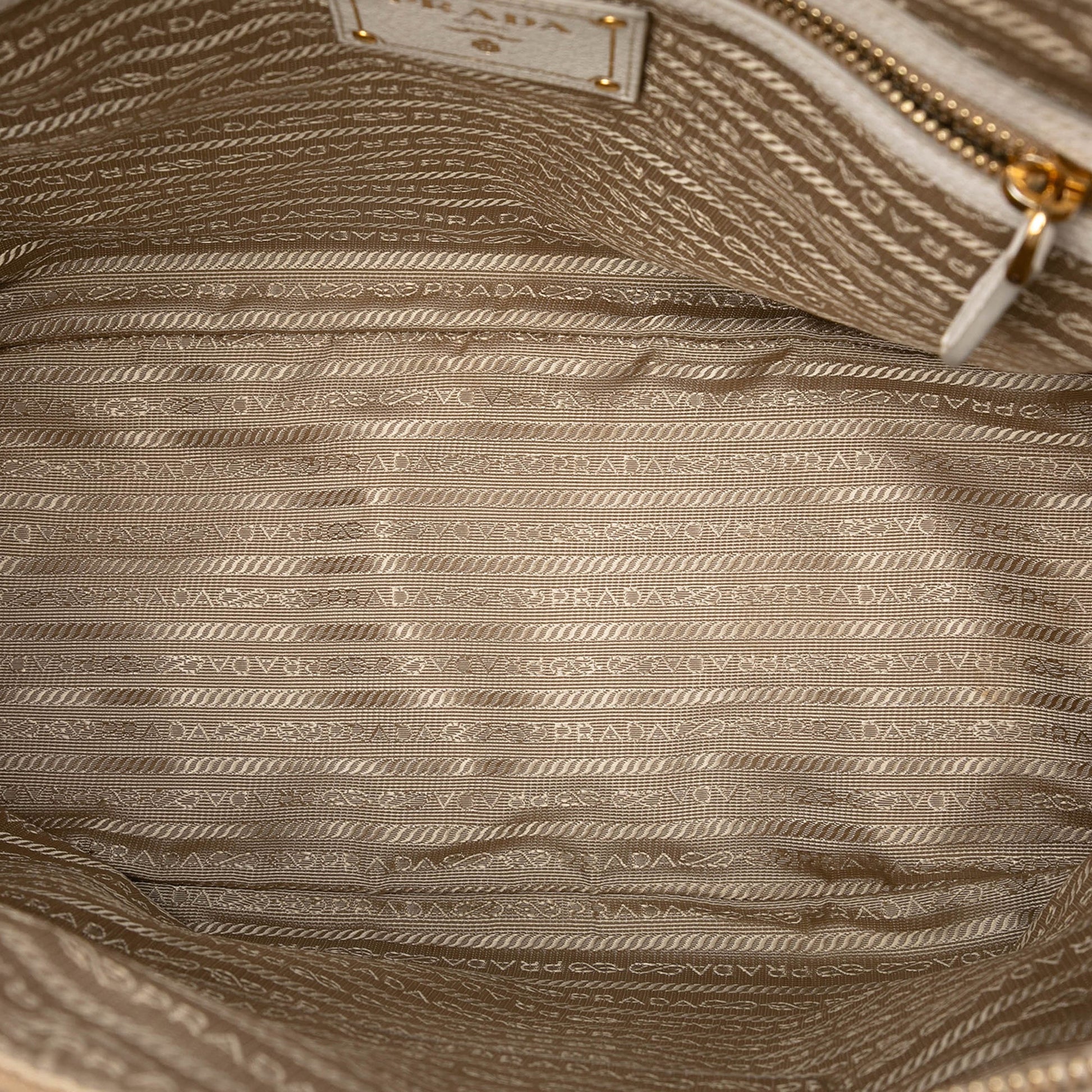 Prada Canvas Canapa Logo Satchel