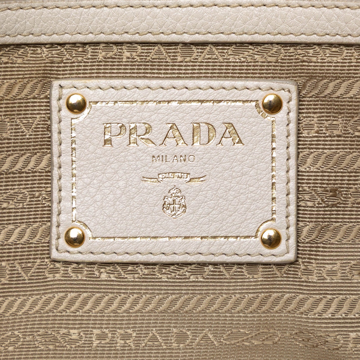 Prada Canvas Canapa Logo Satchel