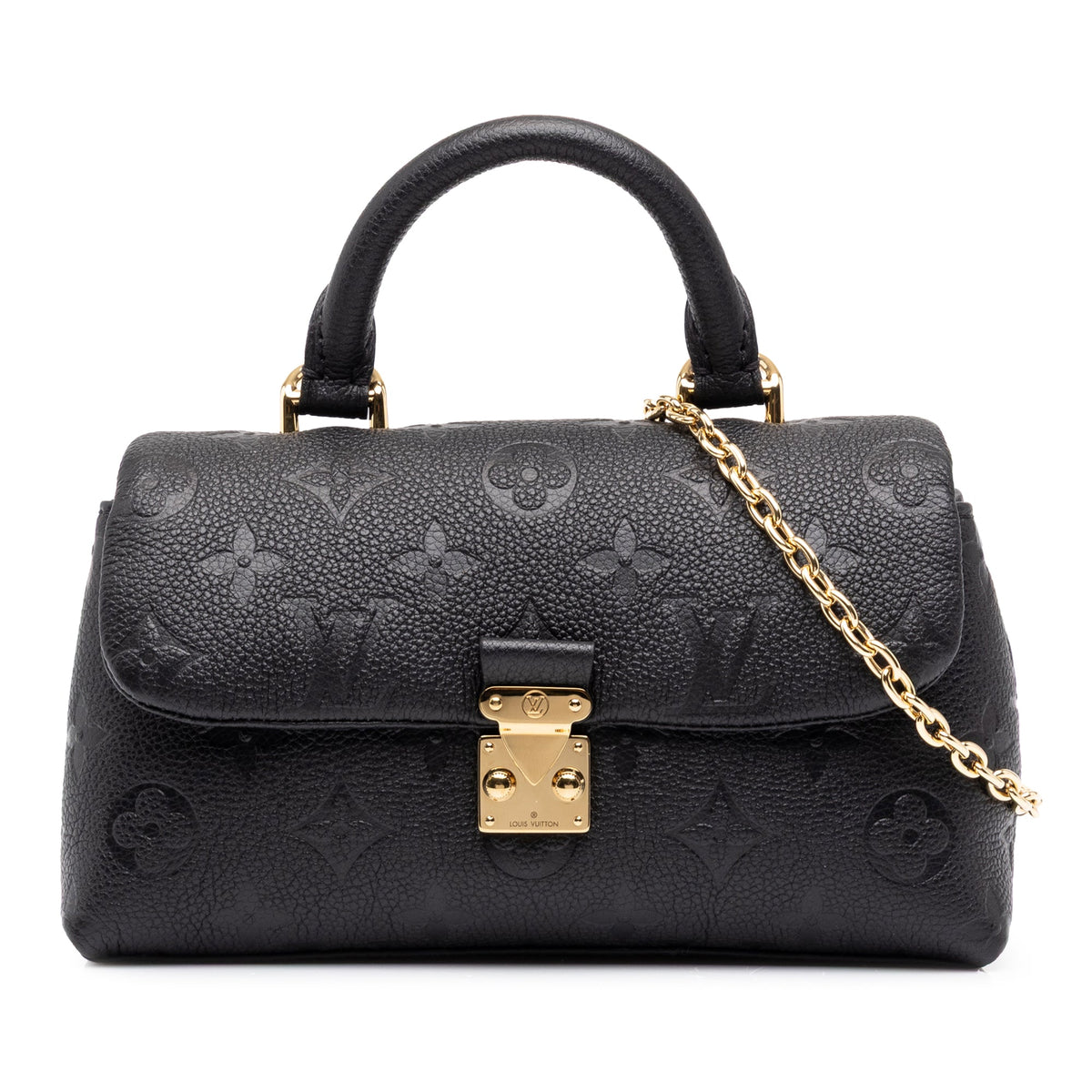 Louis Vuitton Monogram Empreinte Nano Madeleine — Black