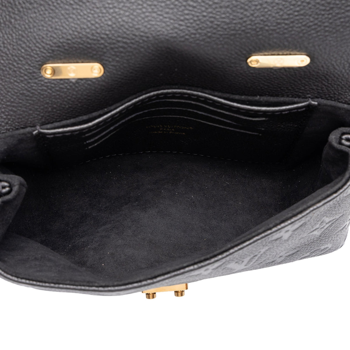 Louis Vuitton Monogram Empreinte Nano Madeleine — Black