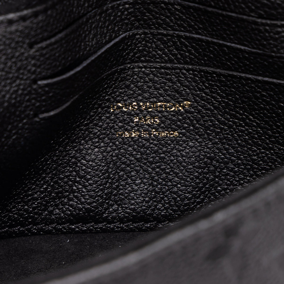 Louis Vuitton Monogram Empreinte Nano Madeleine — Black