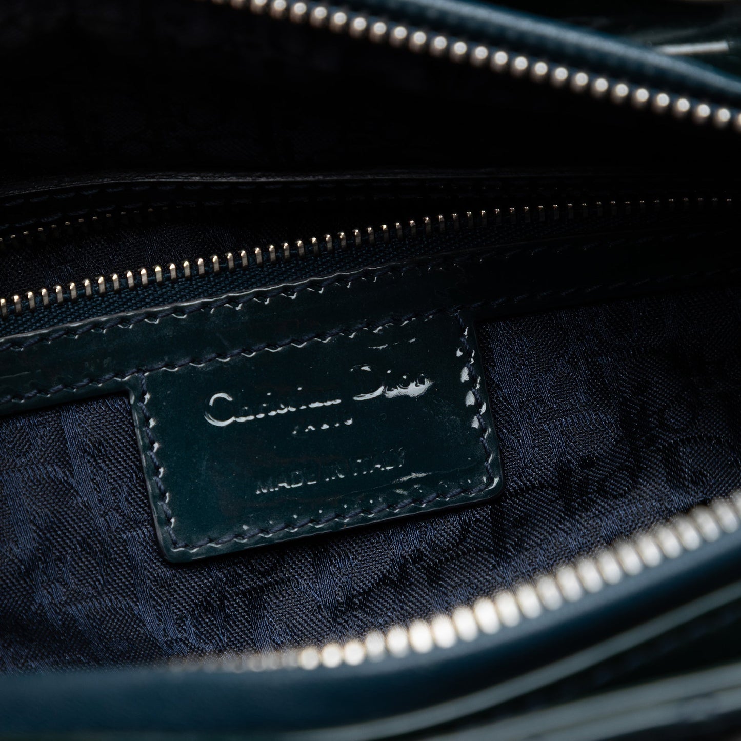 Dior Large Patent Cannage Lady Dior