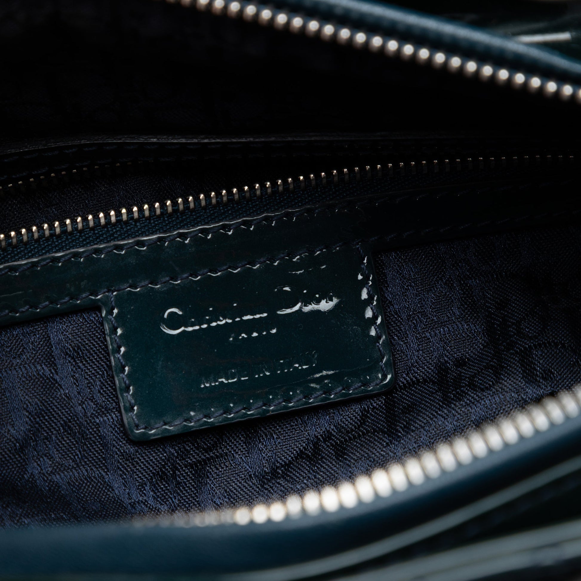 Dior Large Patent Cannage Lady Dior