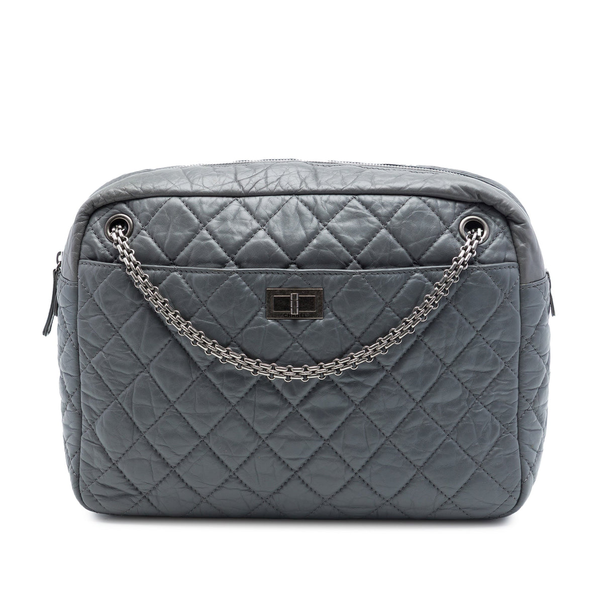 Chanel Large Quilted Calfskin Reissue 2.55 Camera Bag