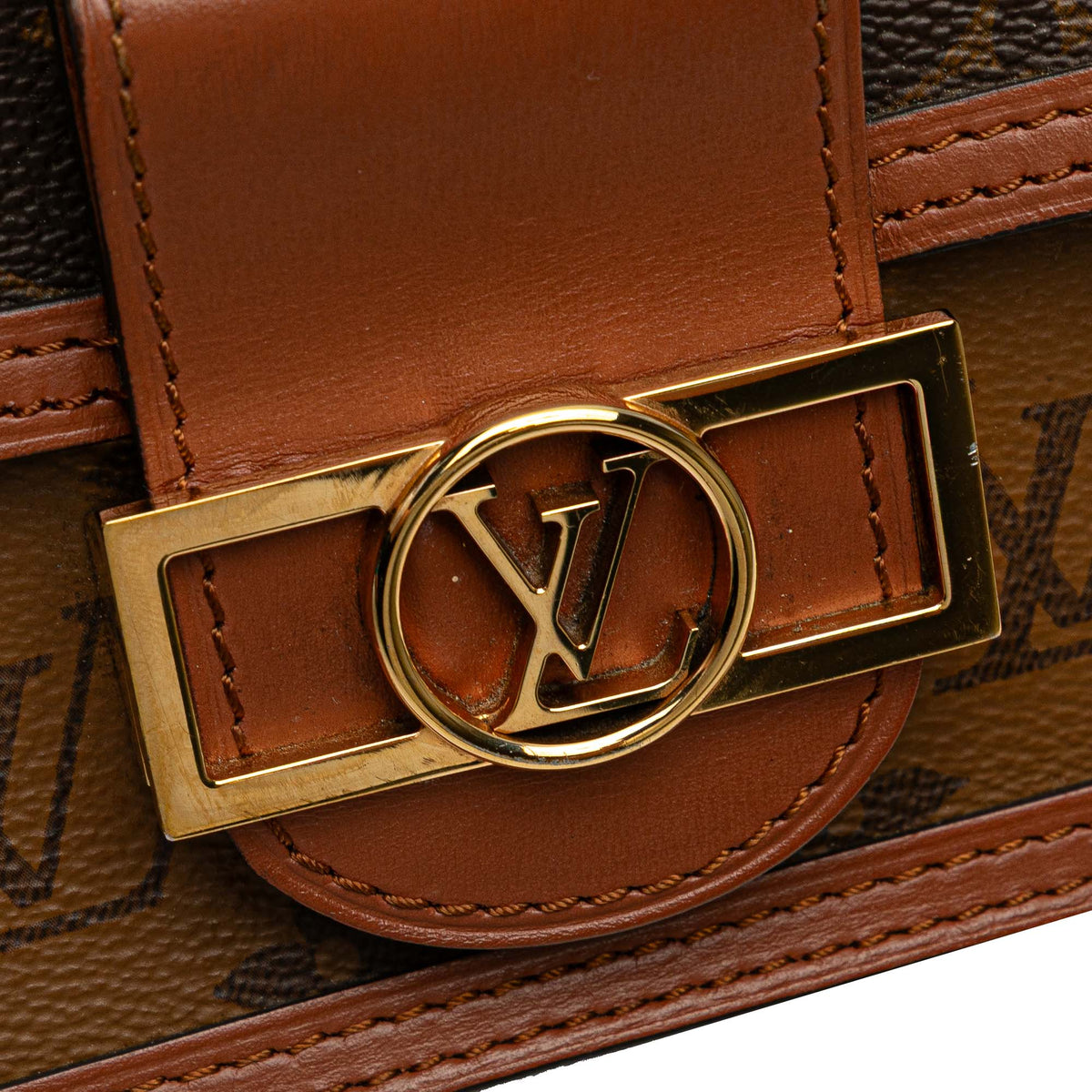 Louis Vuitton Monogram Reverse Dauphine Wallet on Chain
