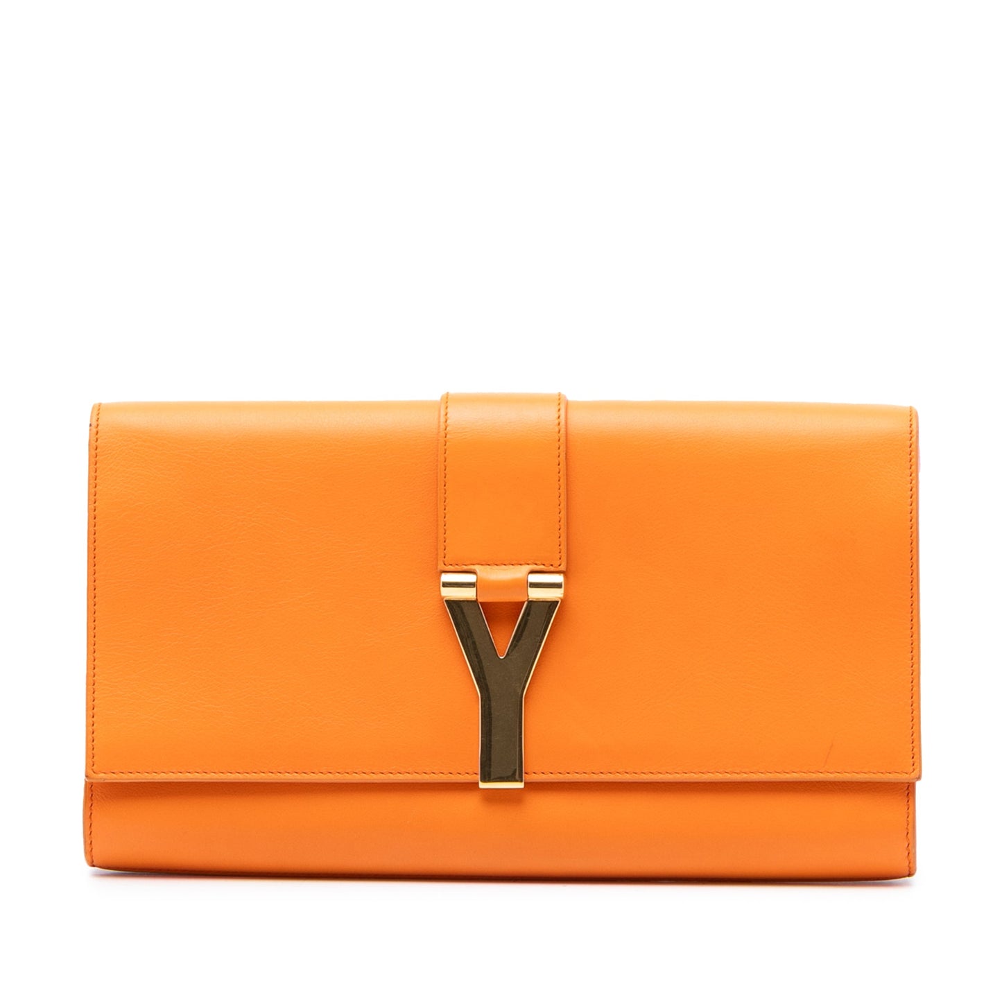 Leather Chyc Ligne Clutch