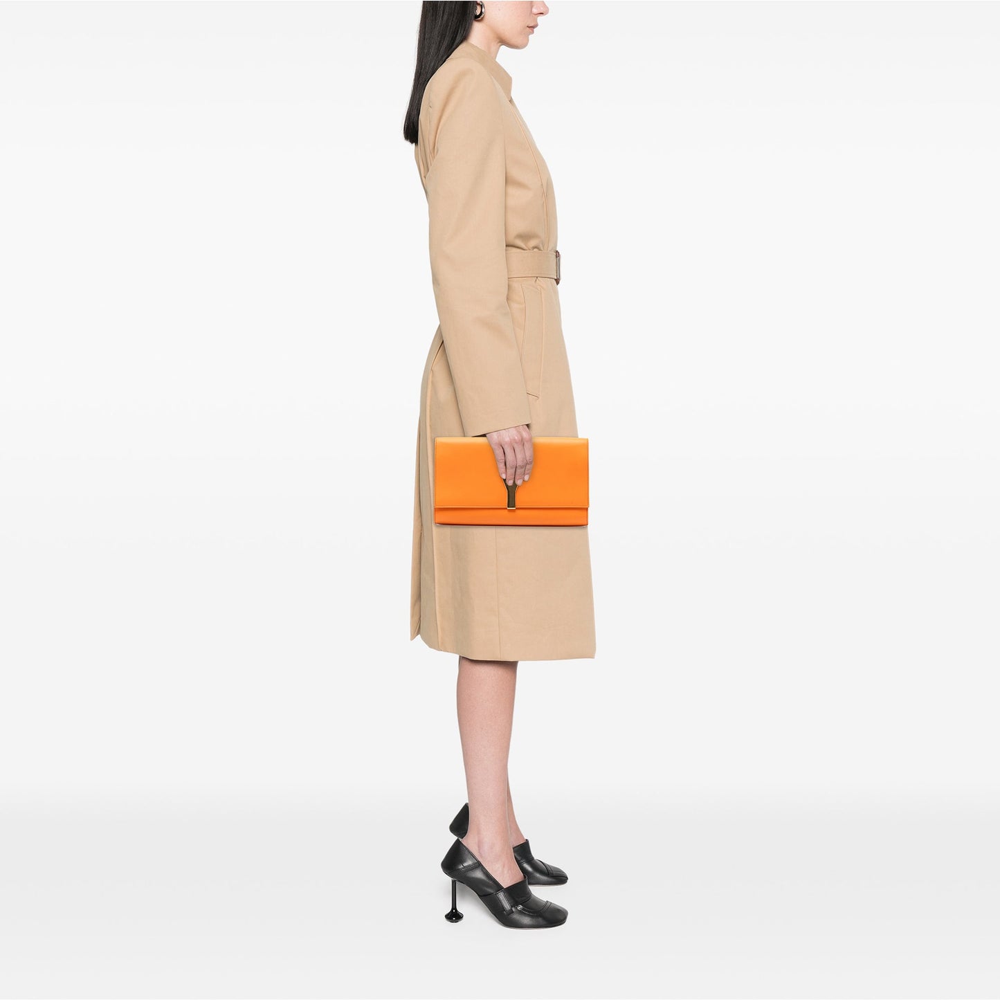 Leather Chyc Ligne Clutch
