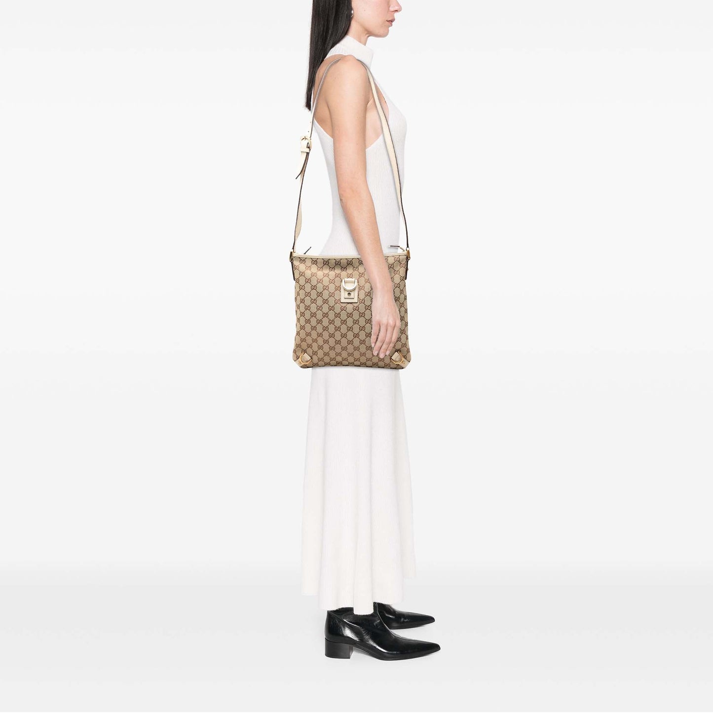 Gucci GG Canvas Abbey D Ring Crossbody