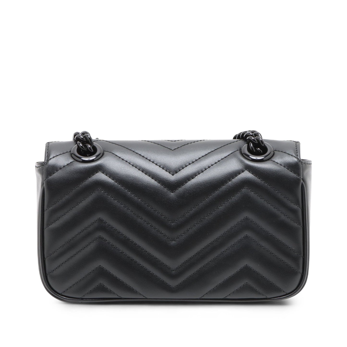 Gucci Small GG Marmont Matelasse Calfskin Monochrome Shoulder Bag