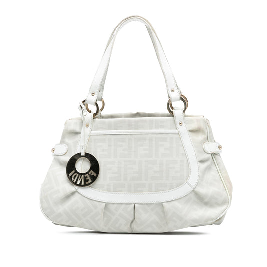 Fendi Medium Zucca Spalmati Chef Shopper Tote