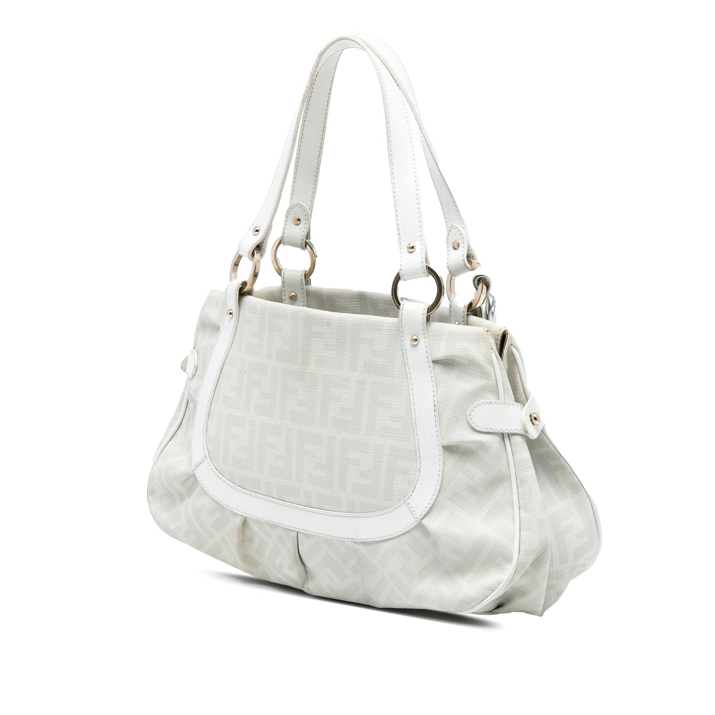 Fendi Medium Zucca Spalmati Chef Shopper Tote