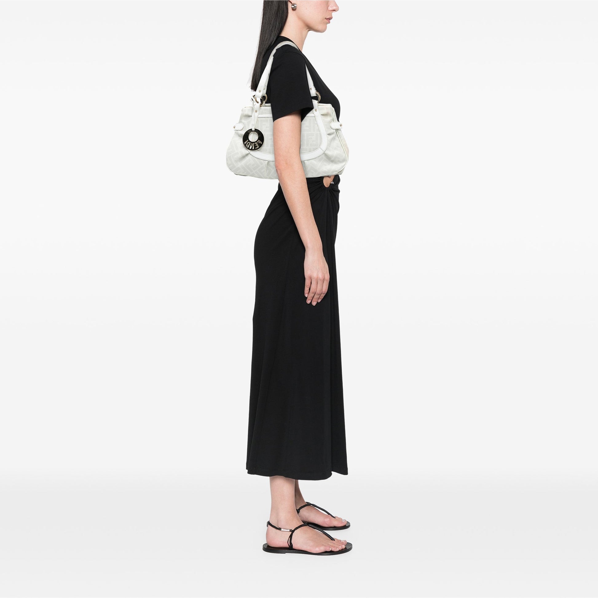 Fendi Medium Zucca Spalmati Chef Shopper Tote