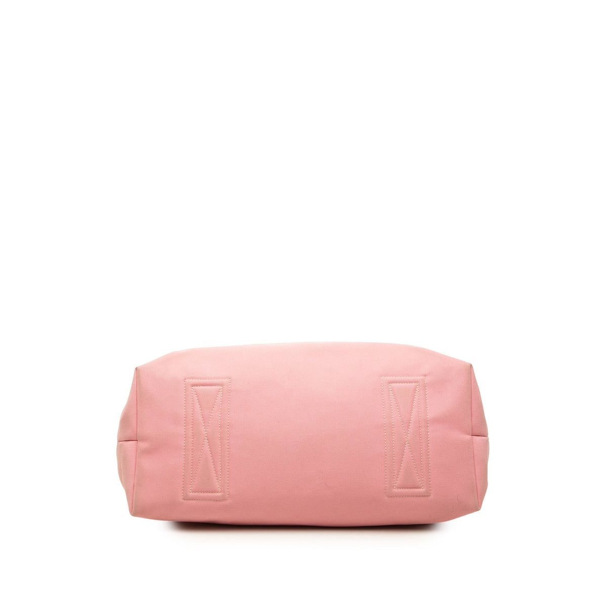 Chanel Large Bicolor Canvas Sports Ligne Tote — Beige