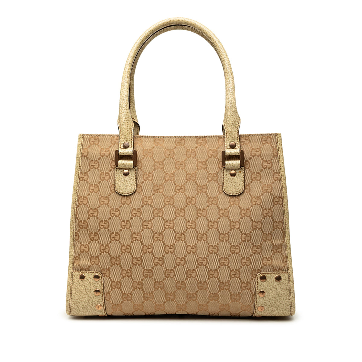 Gucci GG Canvas Nailhead Tote
