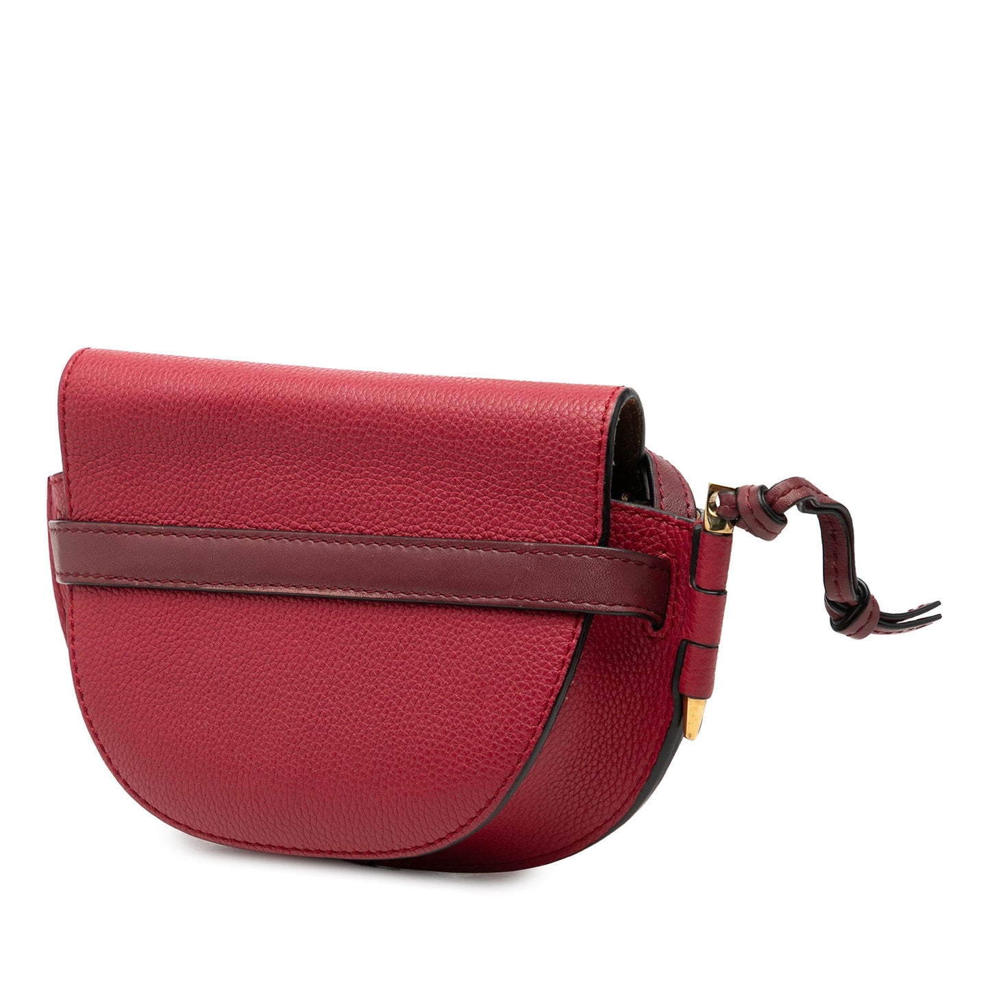 LOEWE Mini Bicolor Grained Calfskin Gate Crossbody