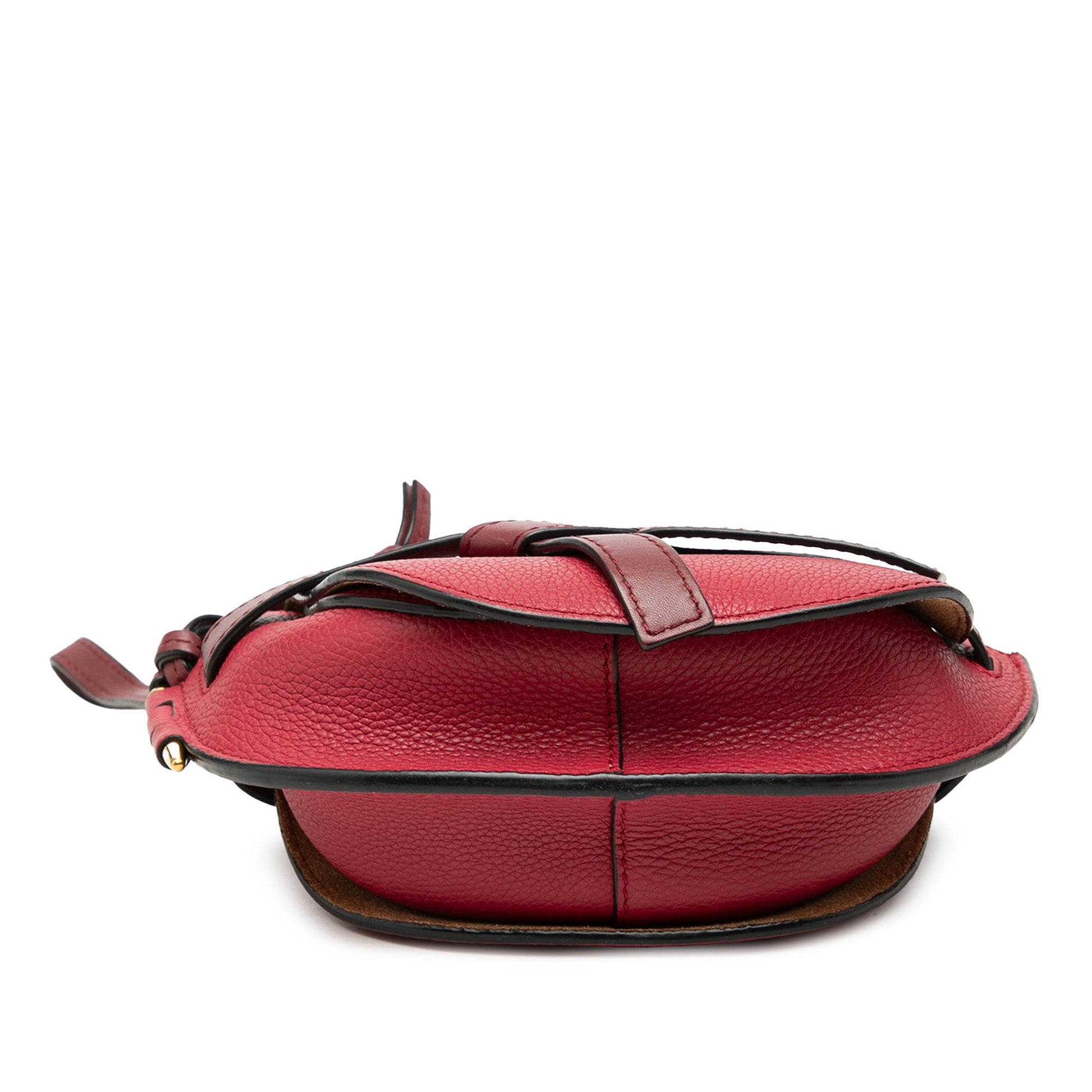 LOEWE Mini Bicolor Grained Calfskin Gate Crossbody