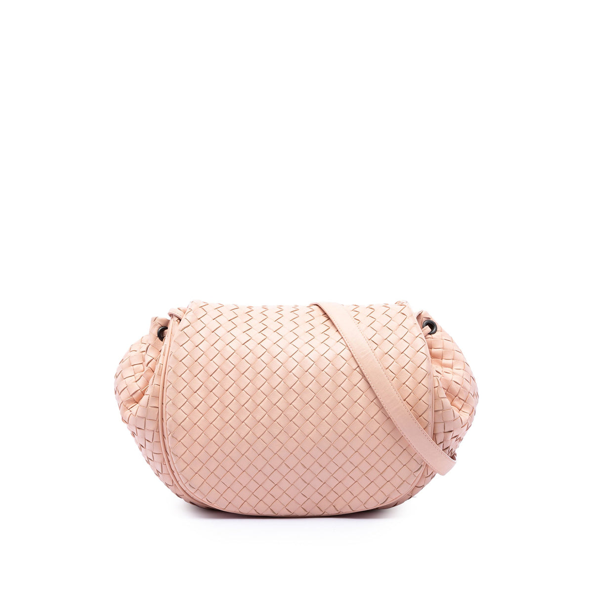 Bottega Veneta Nappa Intrecciato Flap Crossbody