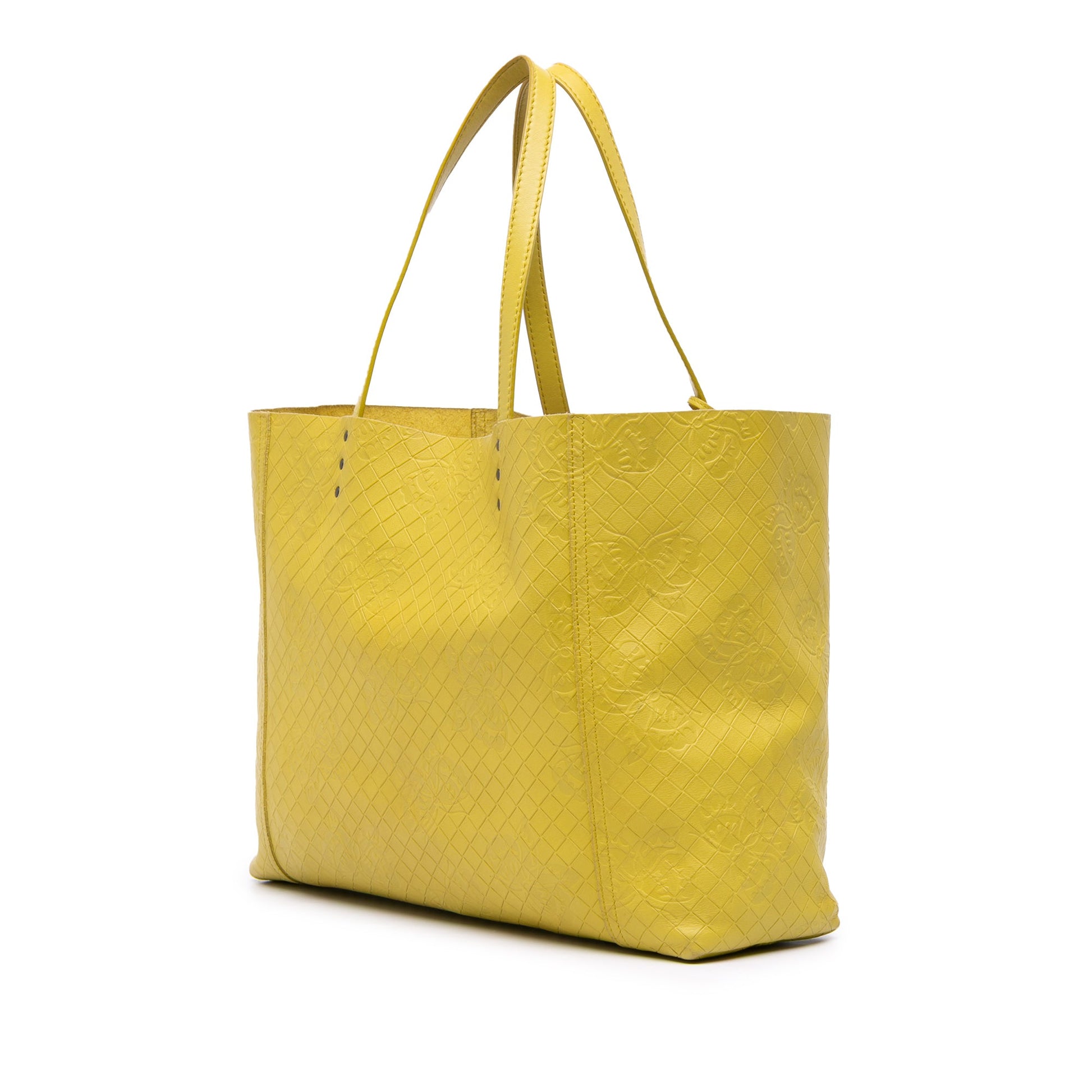 Bottega Veneta Leather Intrecciomirage Butterfly Tote