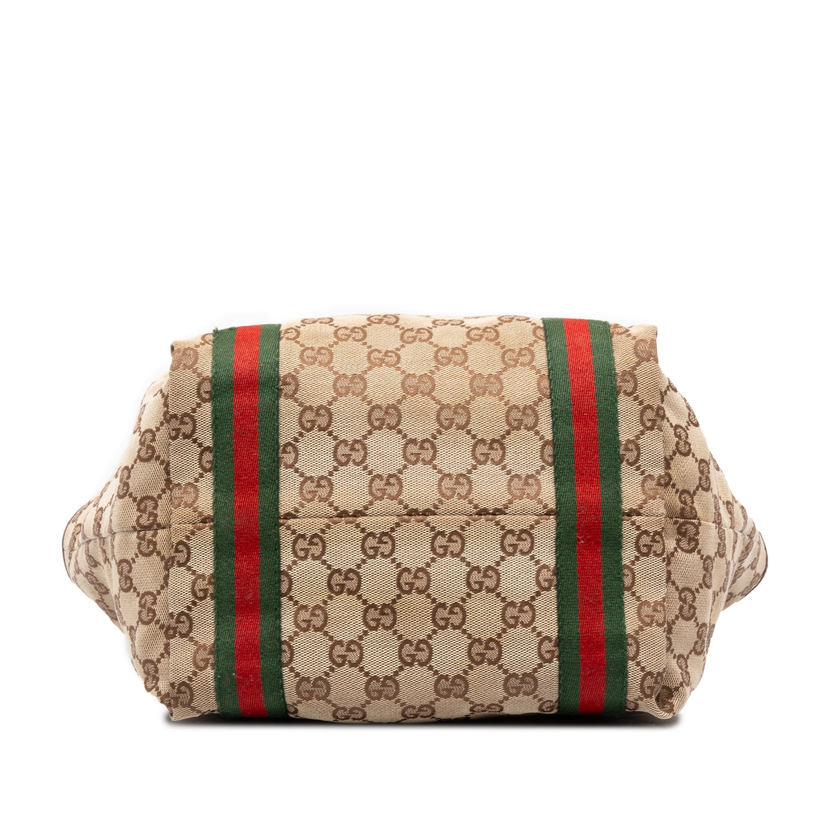 Gucci GG Canvas Jolicoeur Tote — Brown