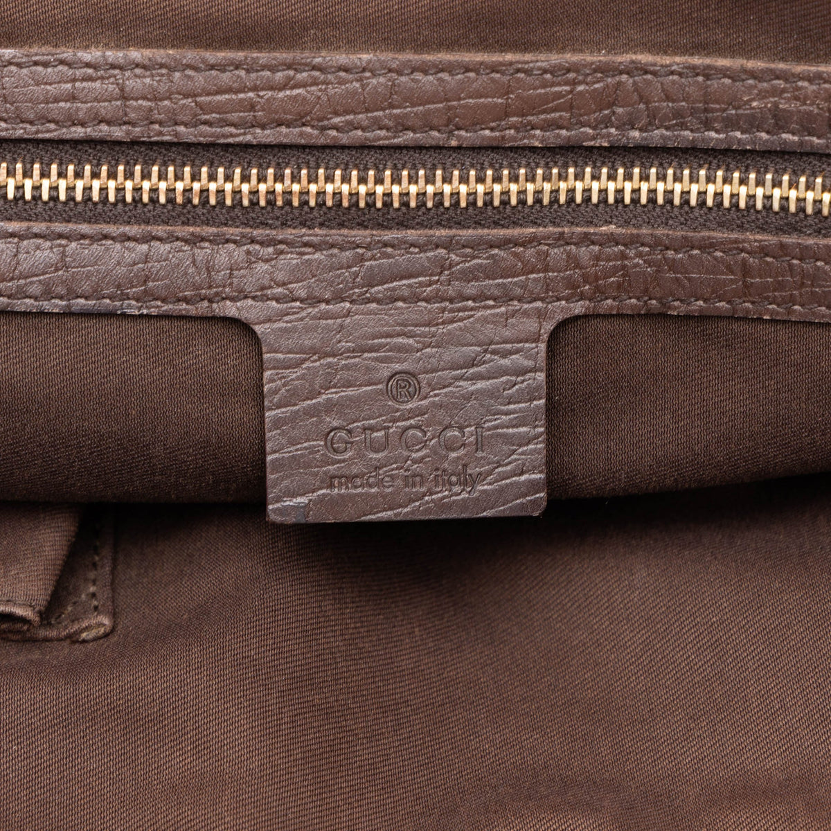 Gucci GG Canvas Jolicoeur Tote — Brown