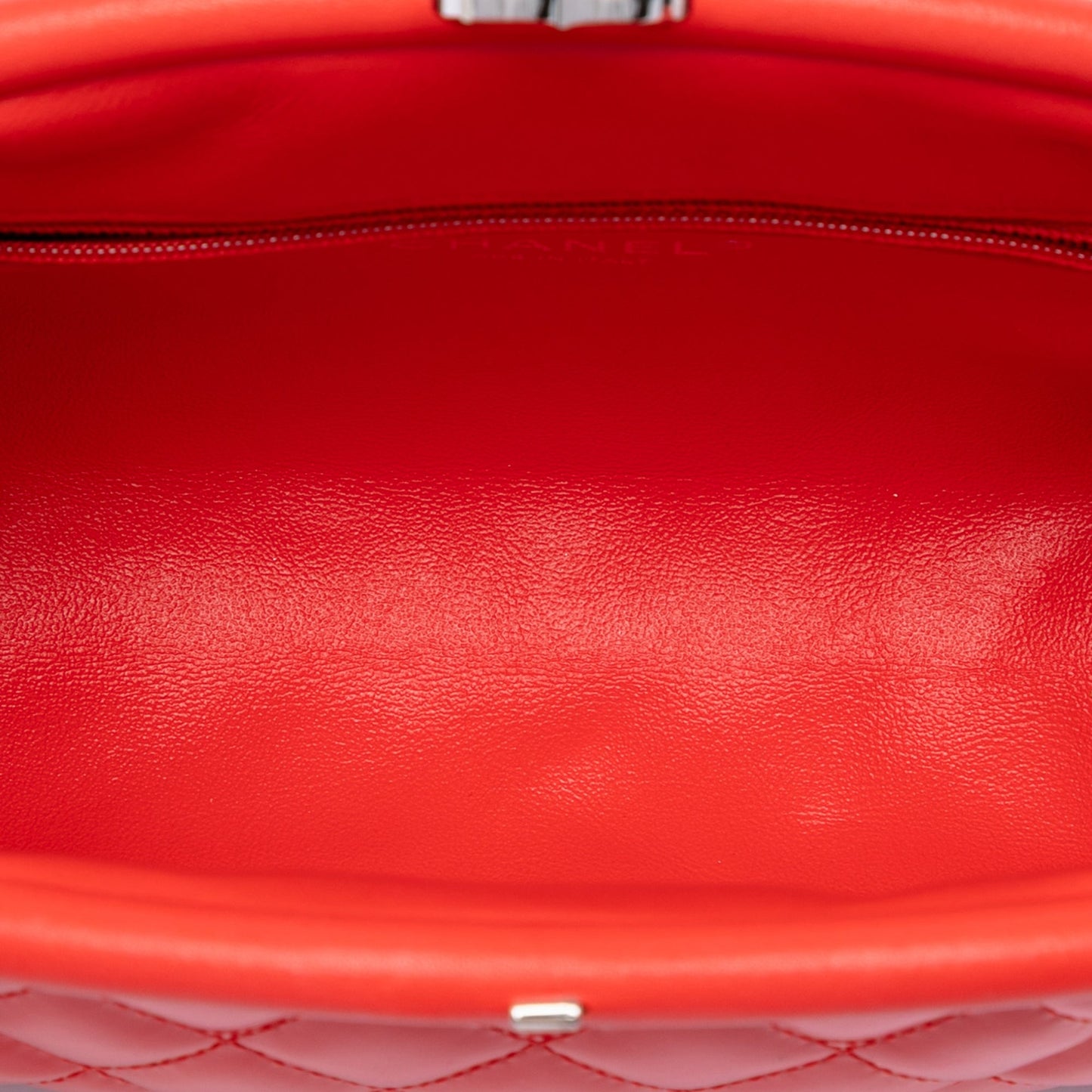 Chanel Quilted Patent Timeless Kiss Lock Clutch