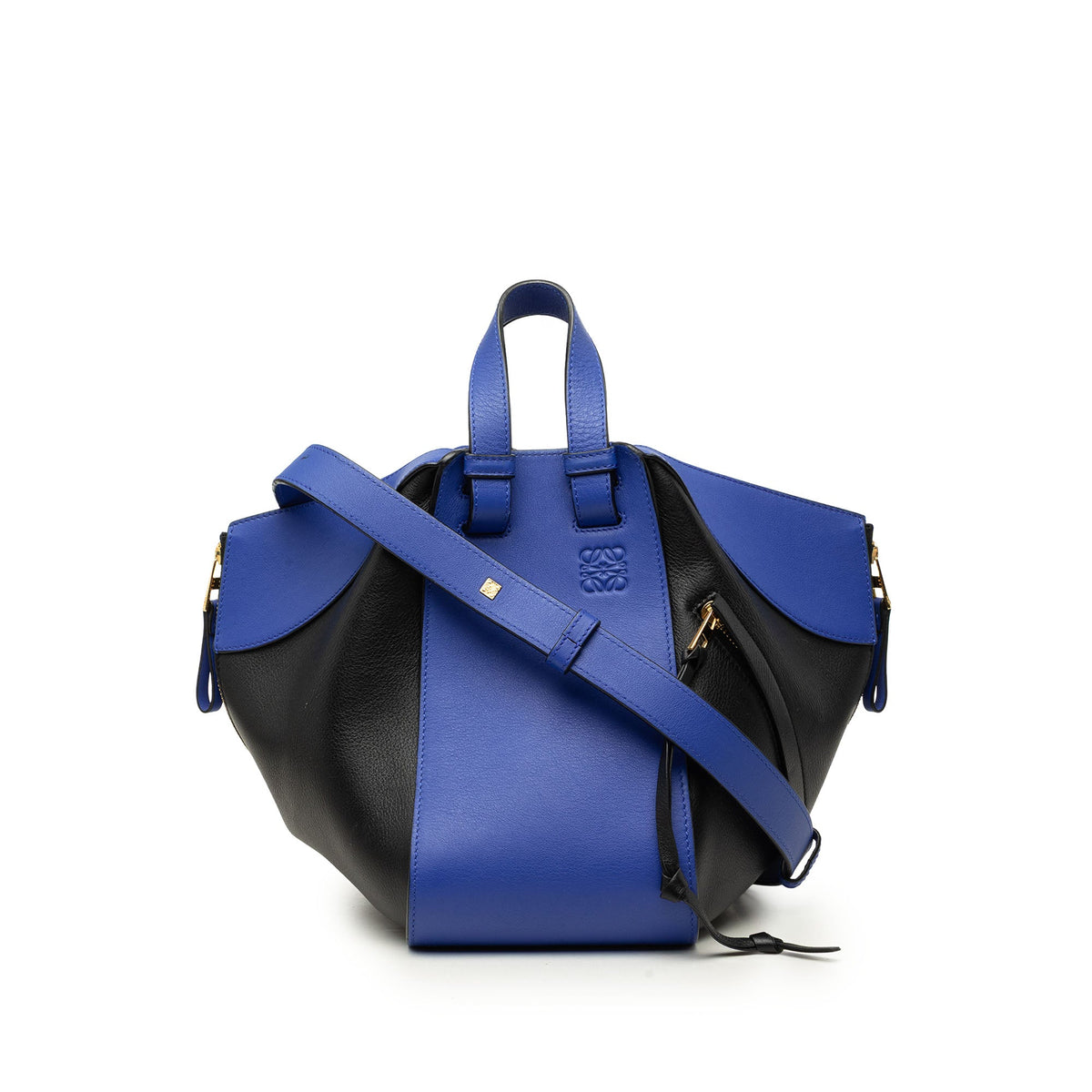 LOEWE Small Bicolor Calfskin Hammock Satchel