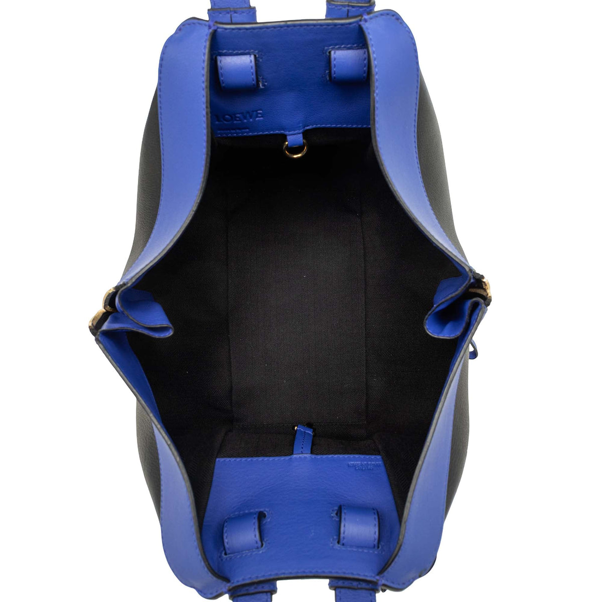 LOEWE Small Bicolor Calfskin Hammock Satchel