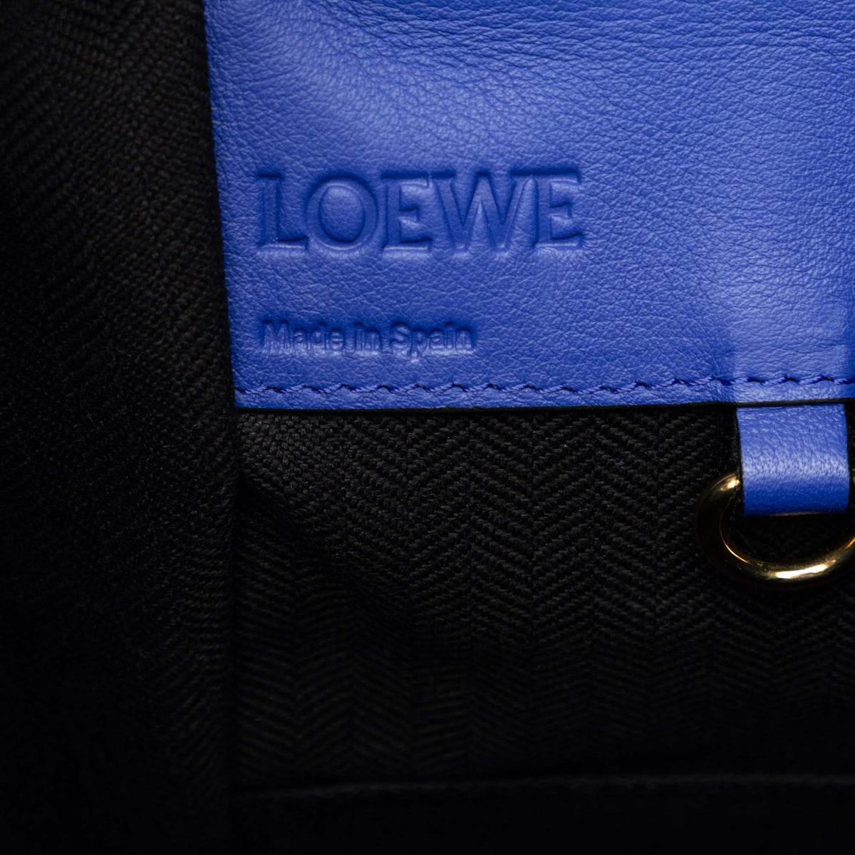 LOEWE Small Bicolor Calfskin Hammock Satchel