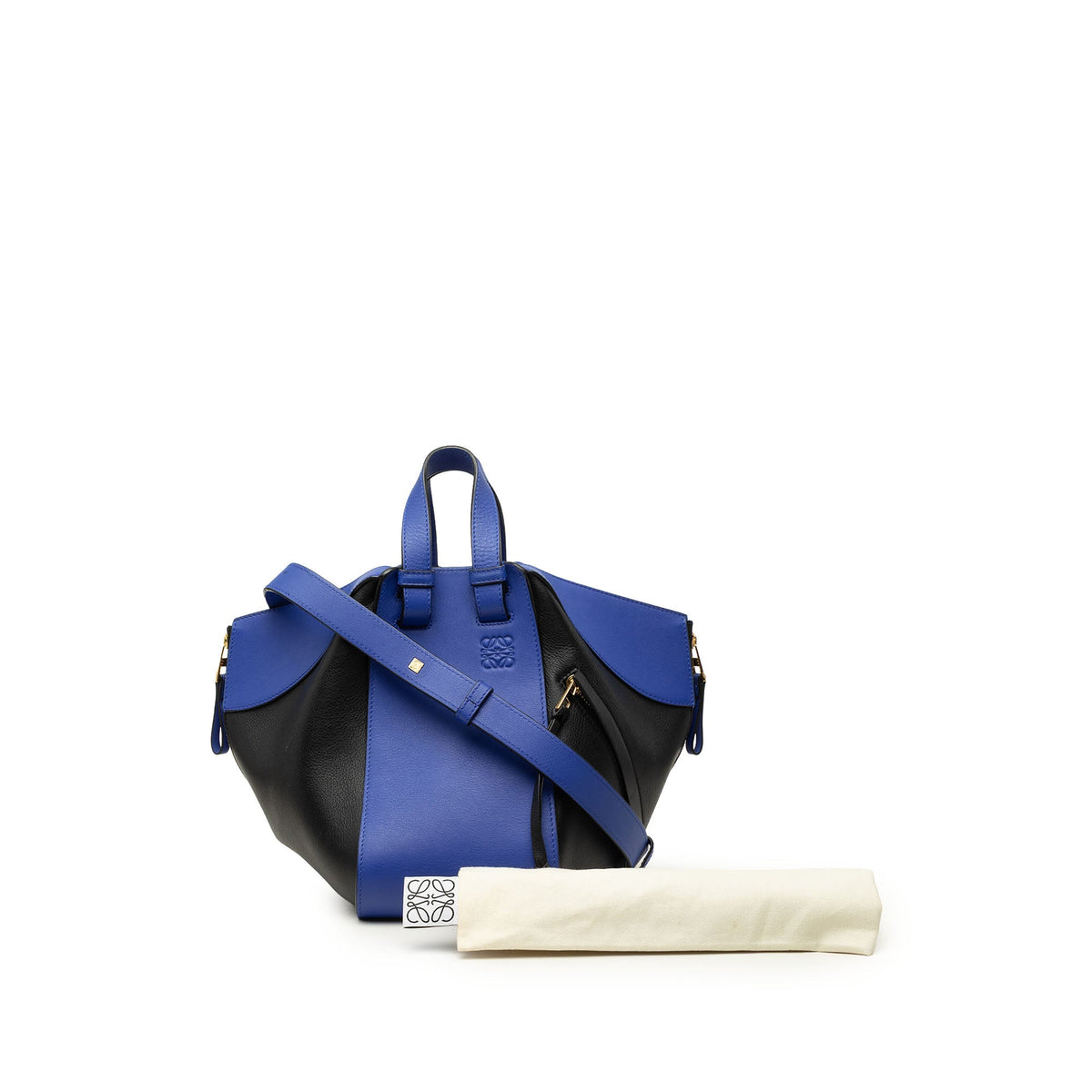 LOEWE Small Bicolor Calfskin Hammock Satchel