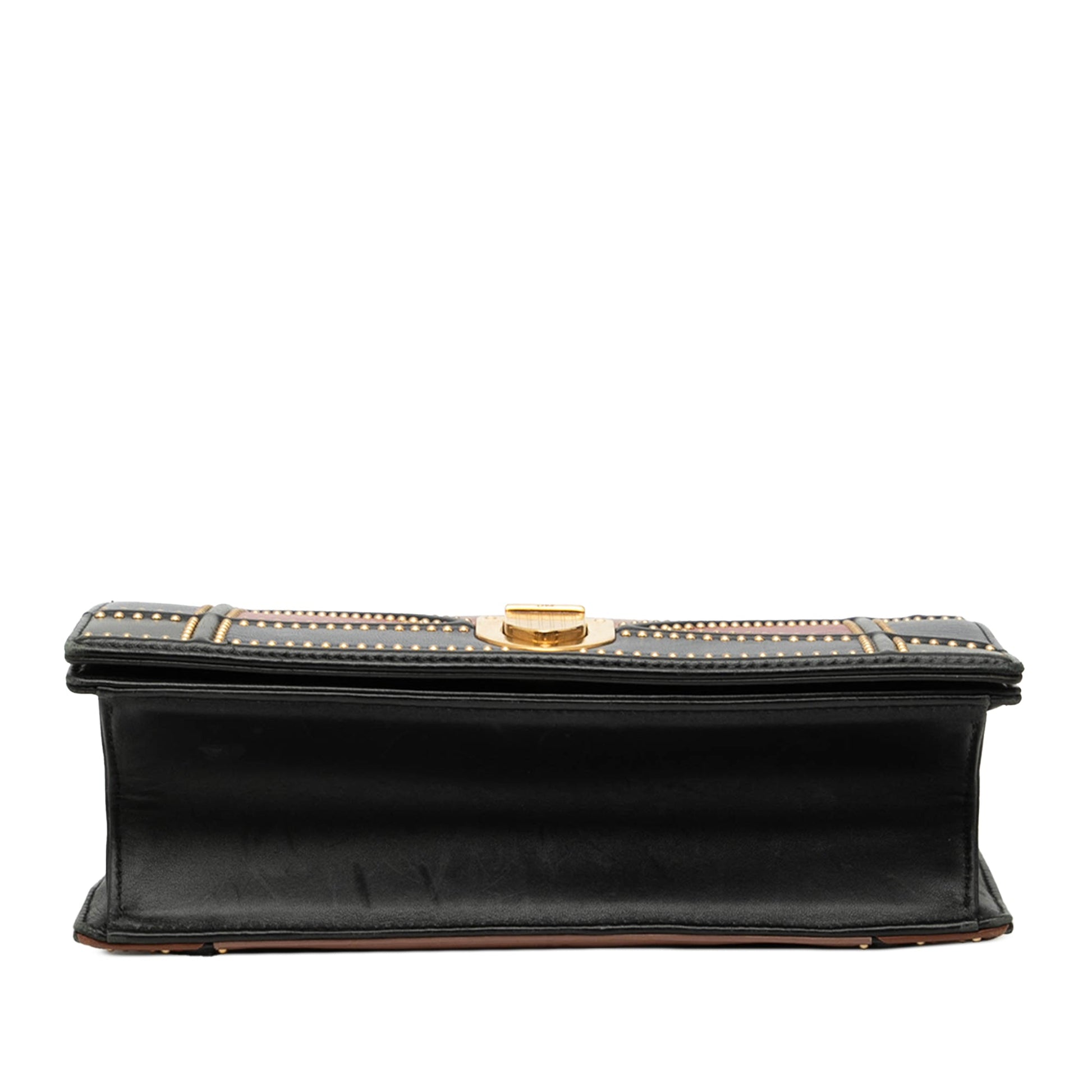 Dior Medium Multicolore Studded Lambskin Diorama Flap