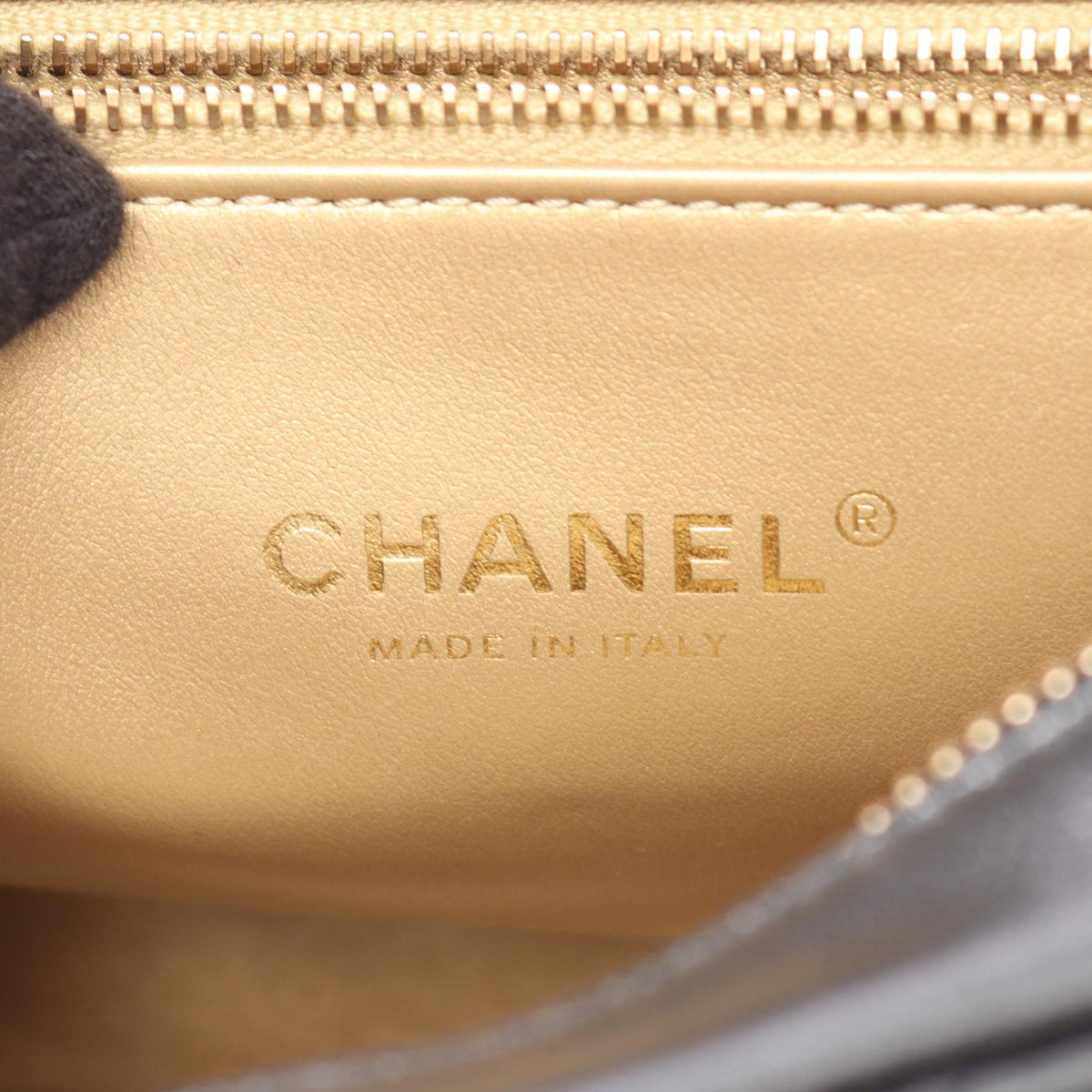 Chanel CC Quilted Lambskin Chain Melody Backpack