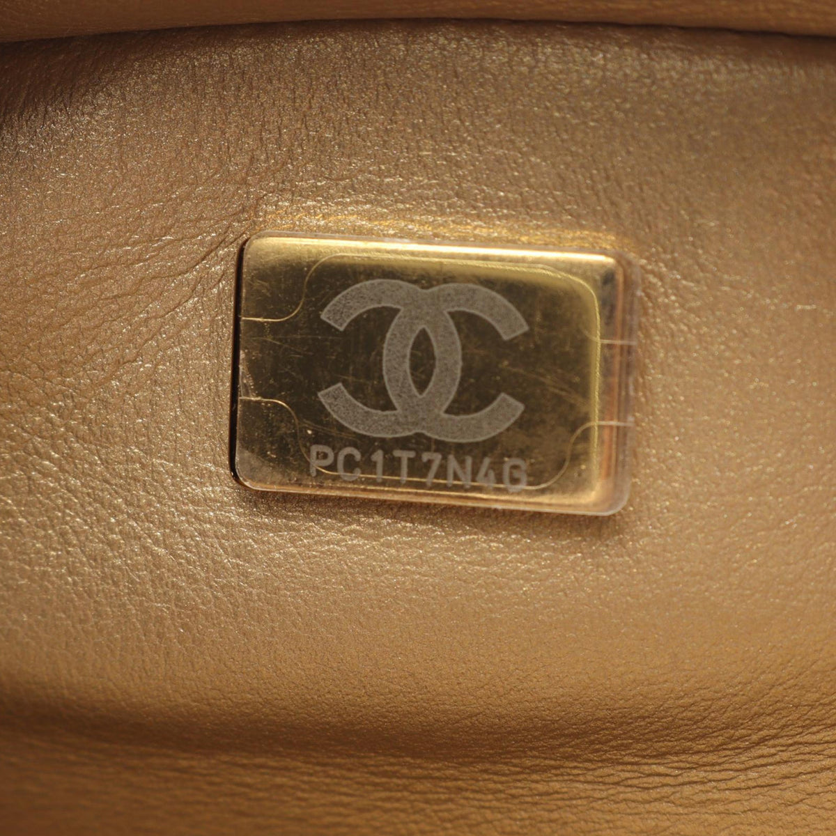 Chanel CC Quilted Lambskin Chain Melody Backpack