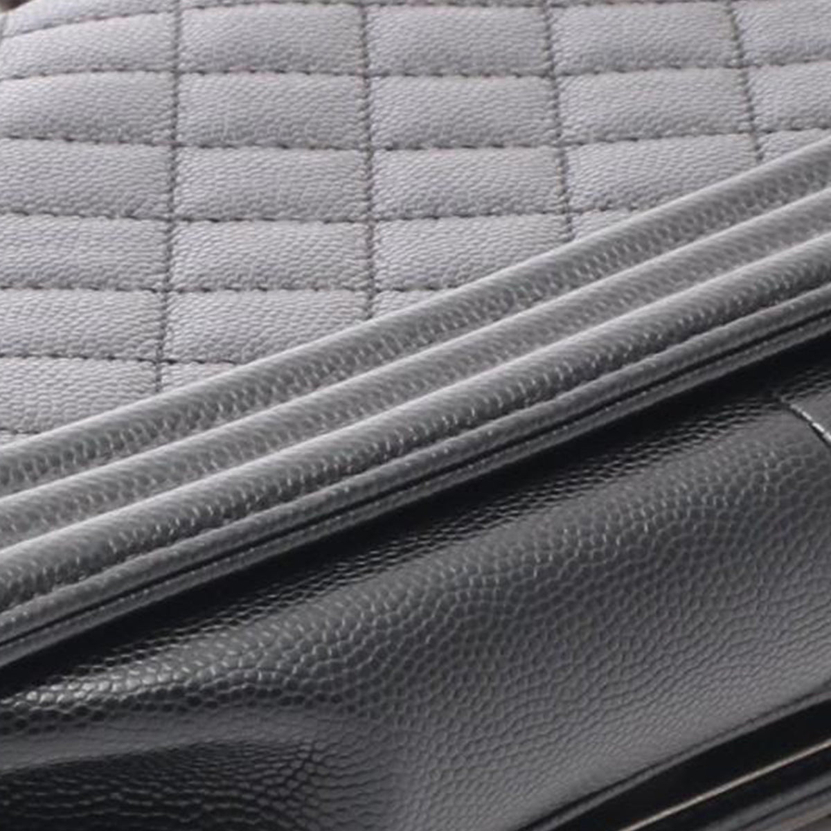 Chanel Old Medium Quilted Caviar Boy Flap