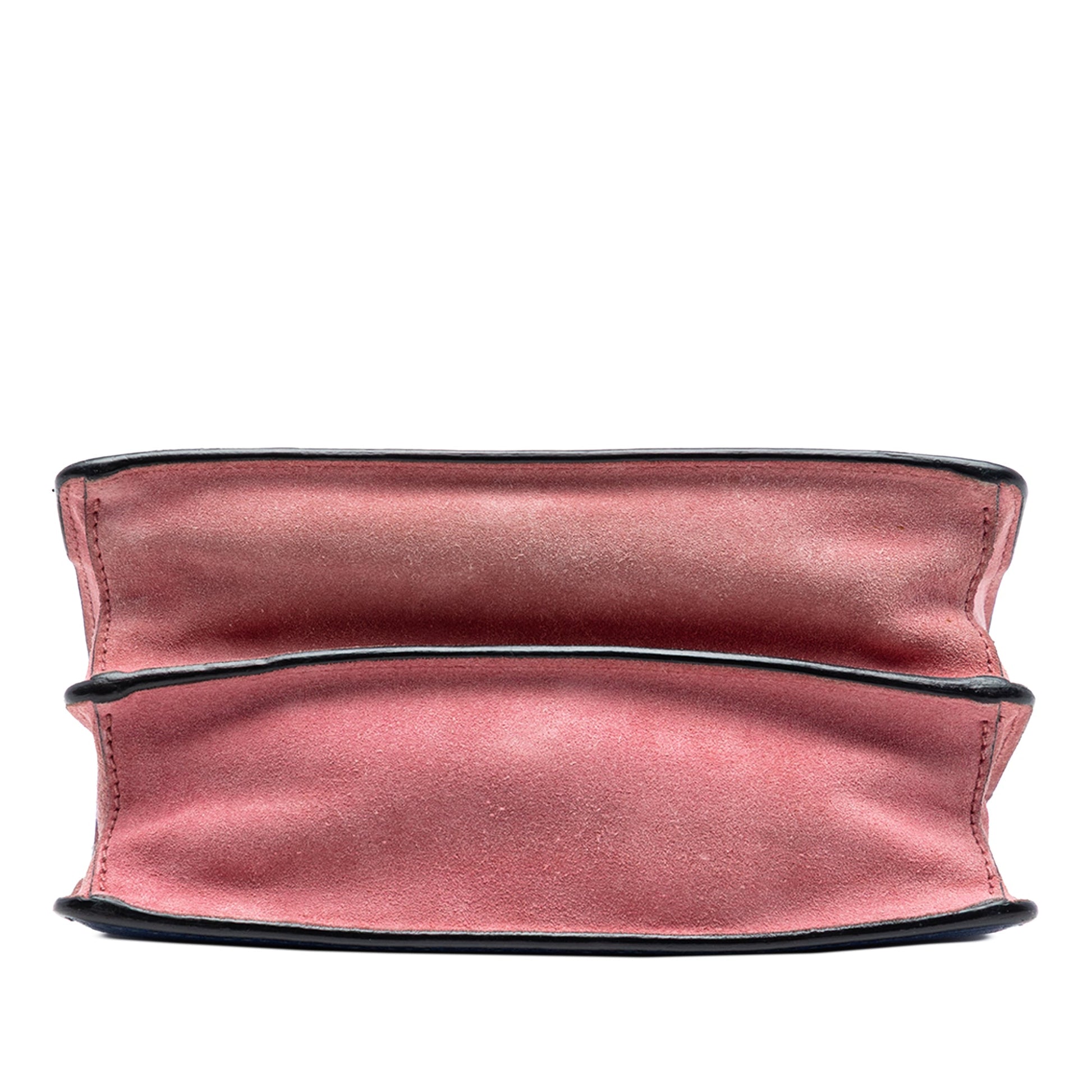 Goatskin Madras Miu Logo Crossbody