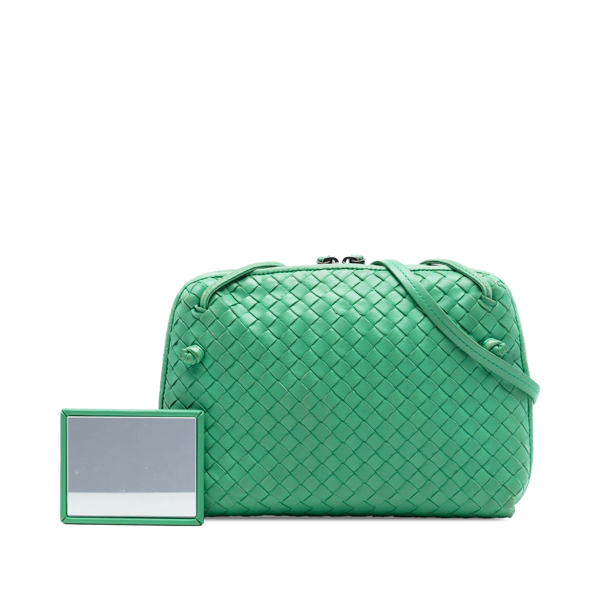 Bottega Veneta Nappa Intrecciato Nodini Crossbody