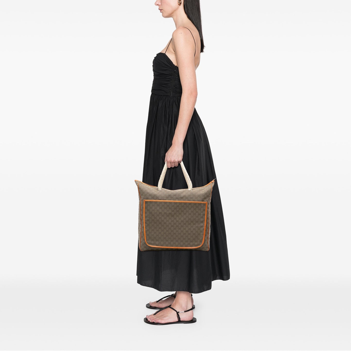 Gucci GG Canvas Rope Tote