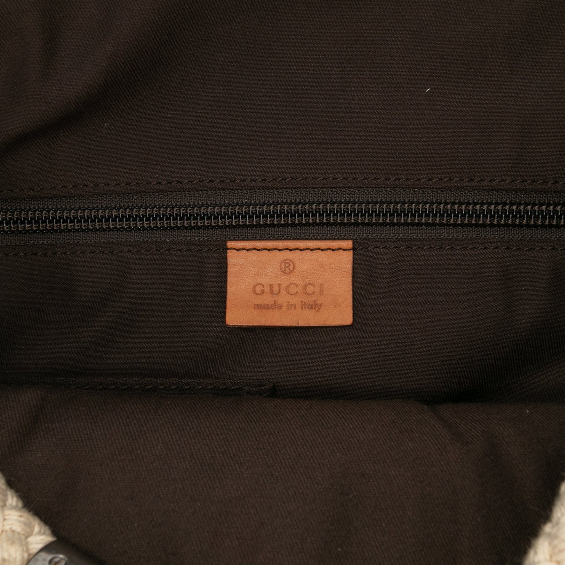 Gucci GG Canvas Rope Tote