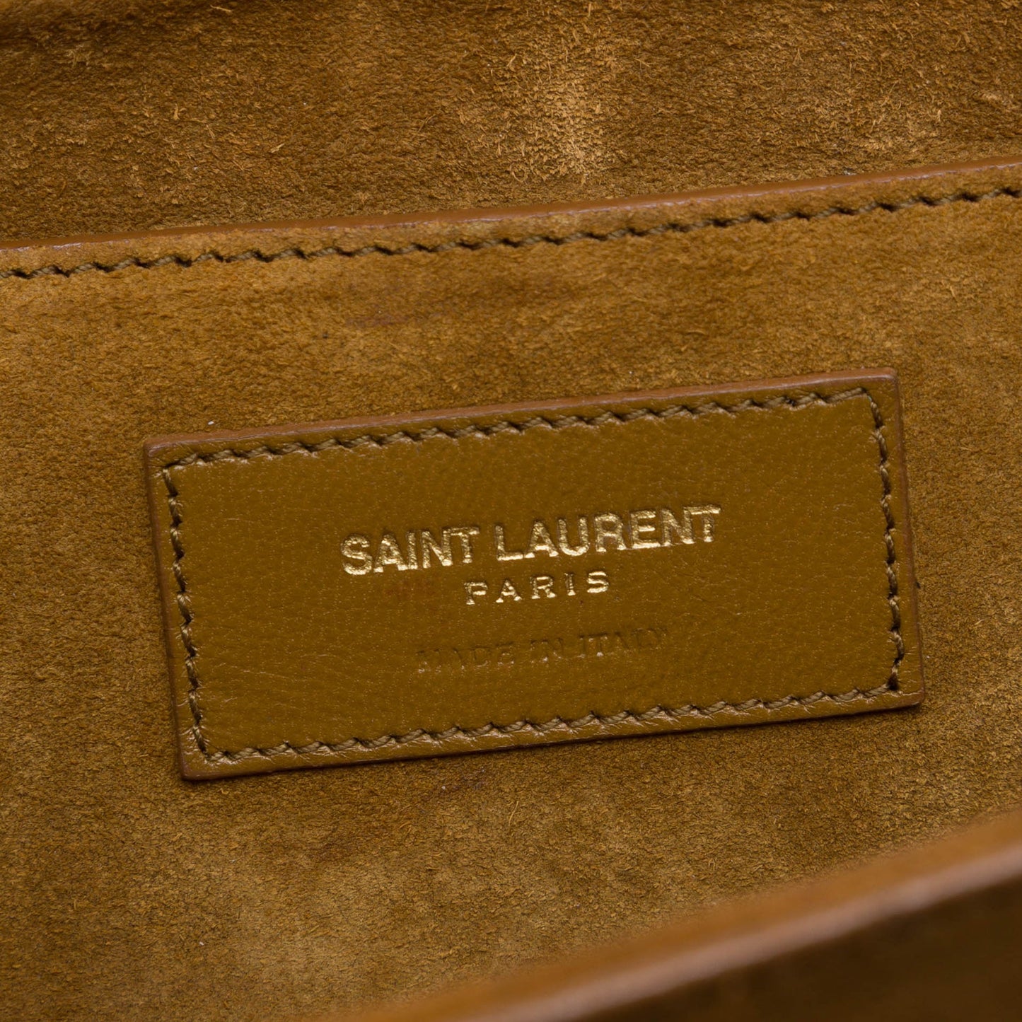 Saint Laurent Small Suede Monogram Envelope Crossbody
