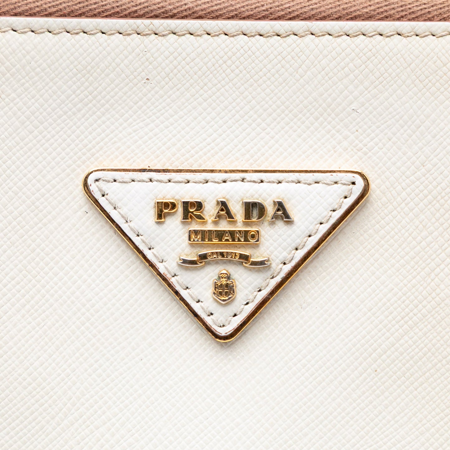 Prada Medium Bicolor Saffiano Lux Promenade Satchel