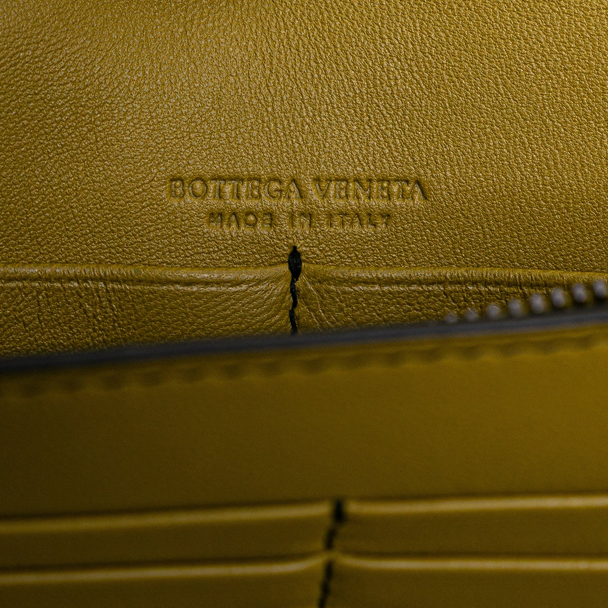 Bottega Veneta Nappa Intrecciato Studded Wallet on Chain