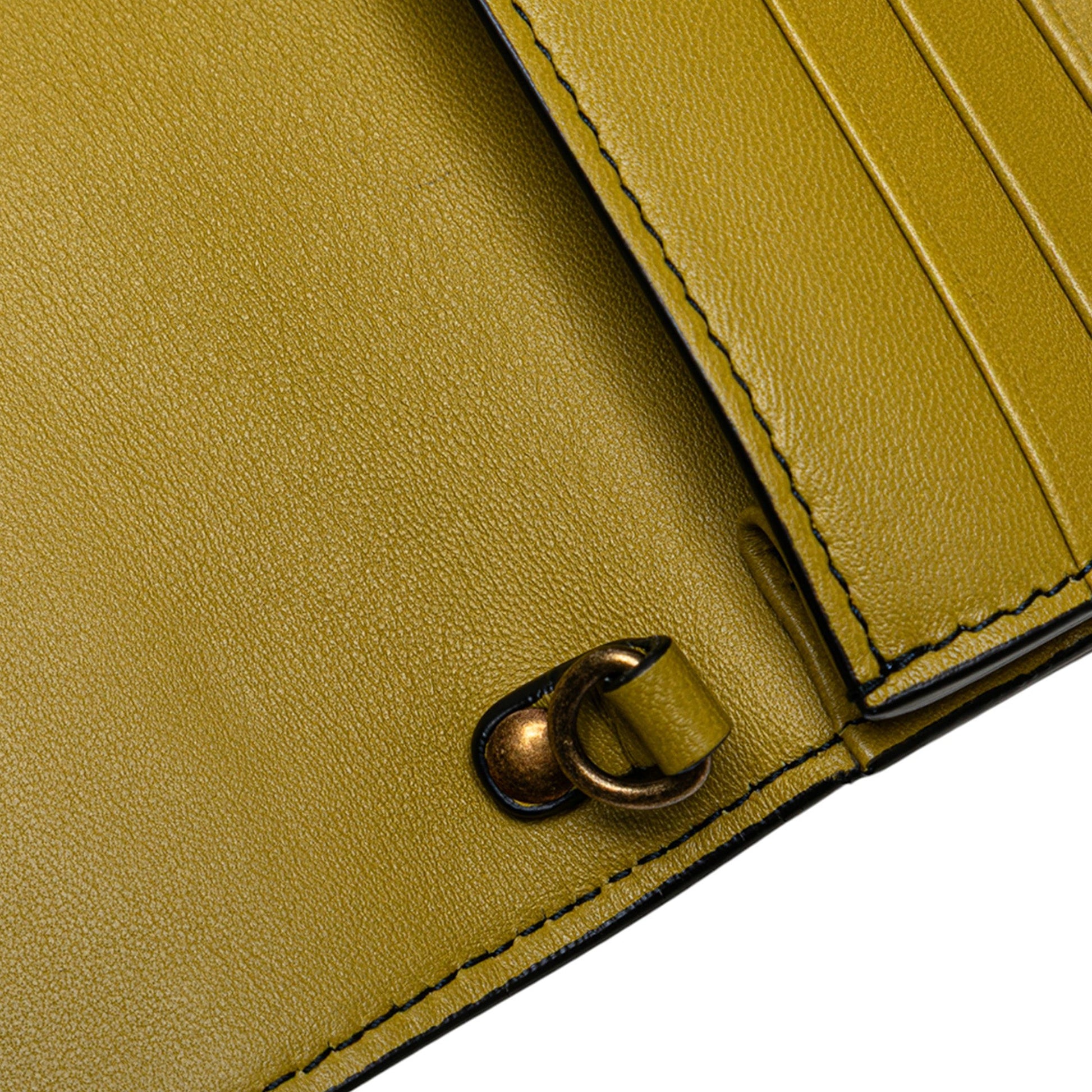 Bottega Veneta Nappa Intrecciato Studded Wallet on Chain