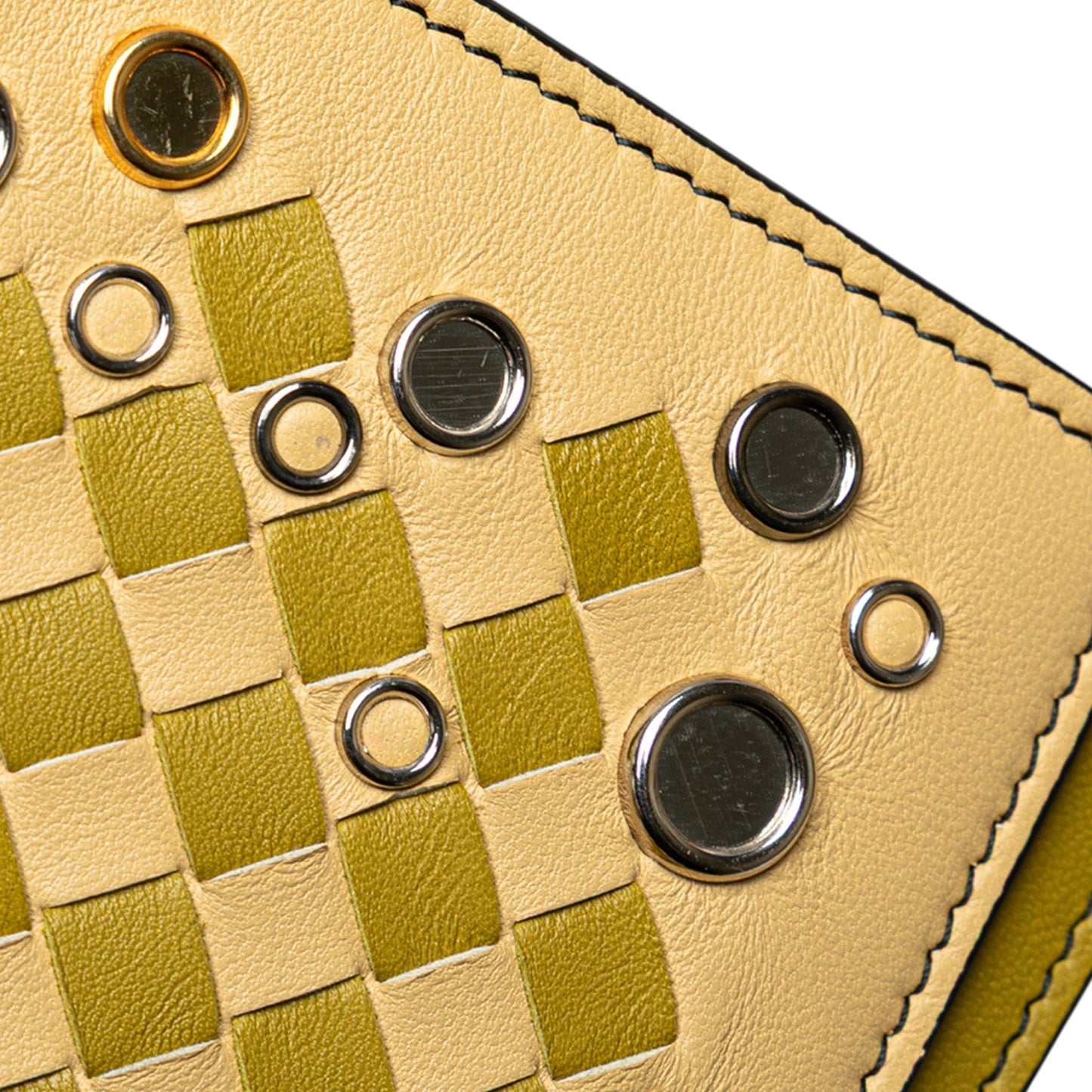 Bottega Veneta Nappa Intrecciato Studded Wallet on Chain