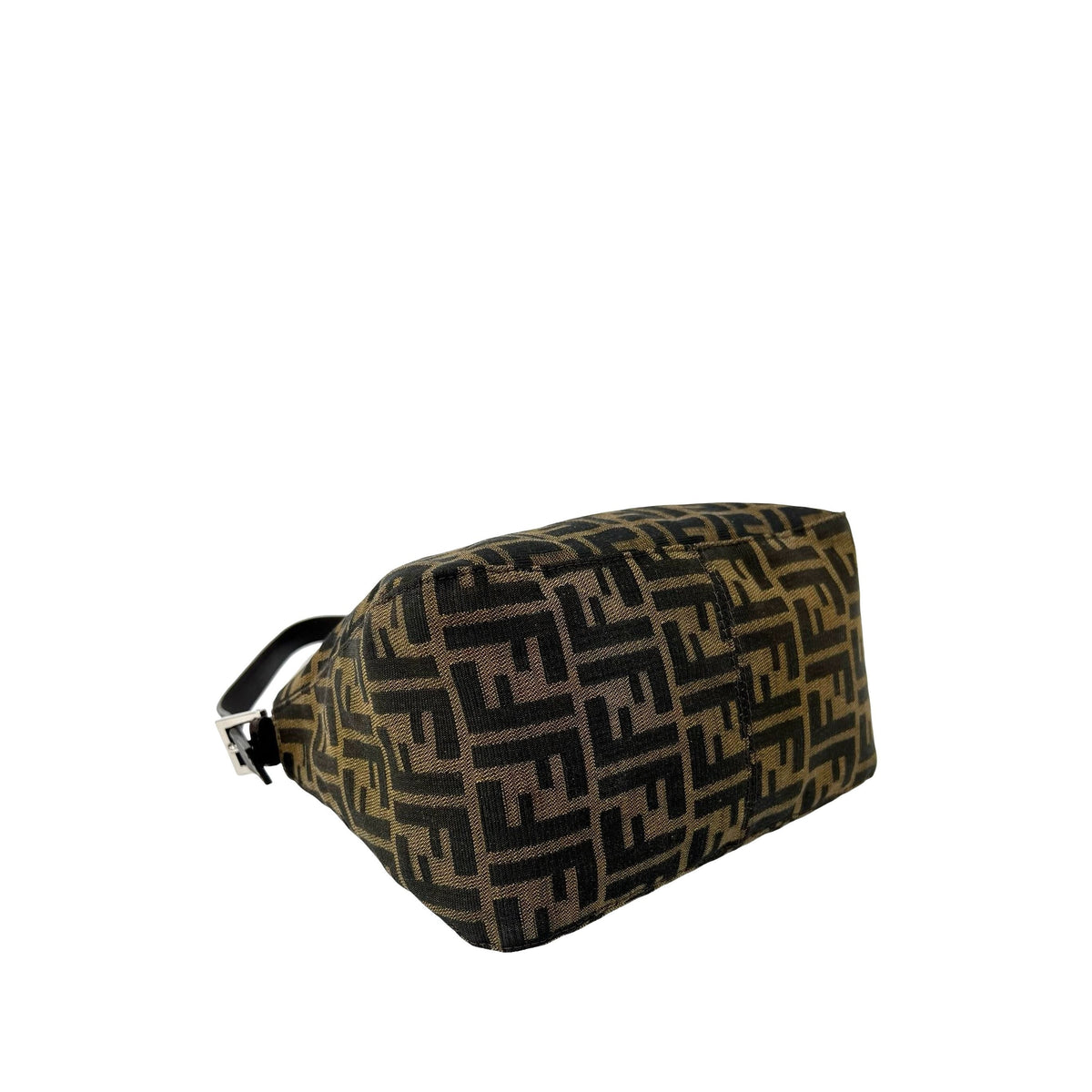Fendi Zucca Canvas Shoulder Bag — Brown