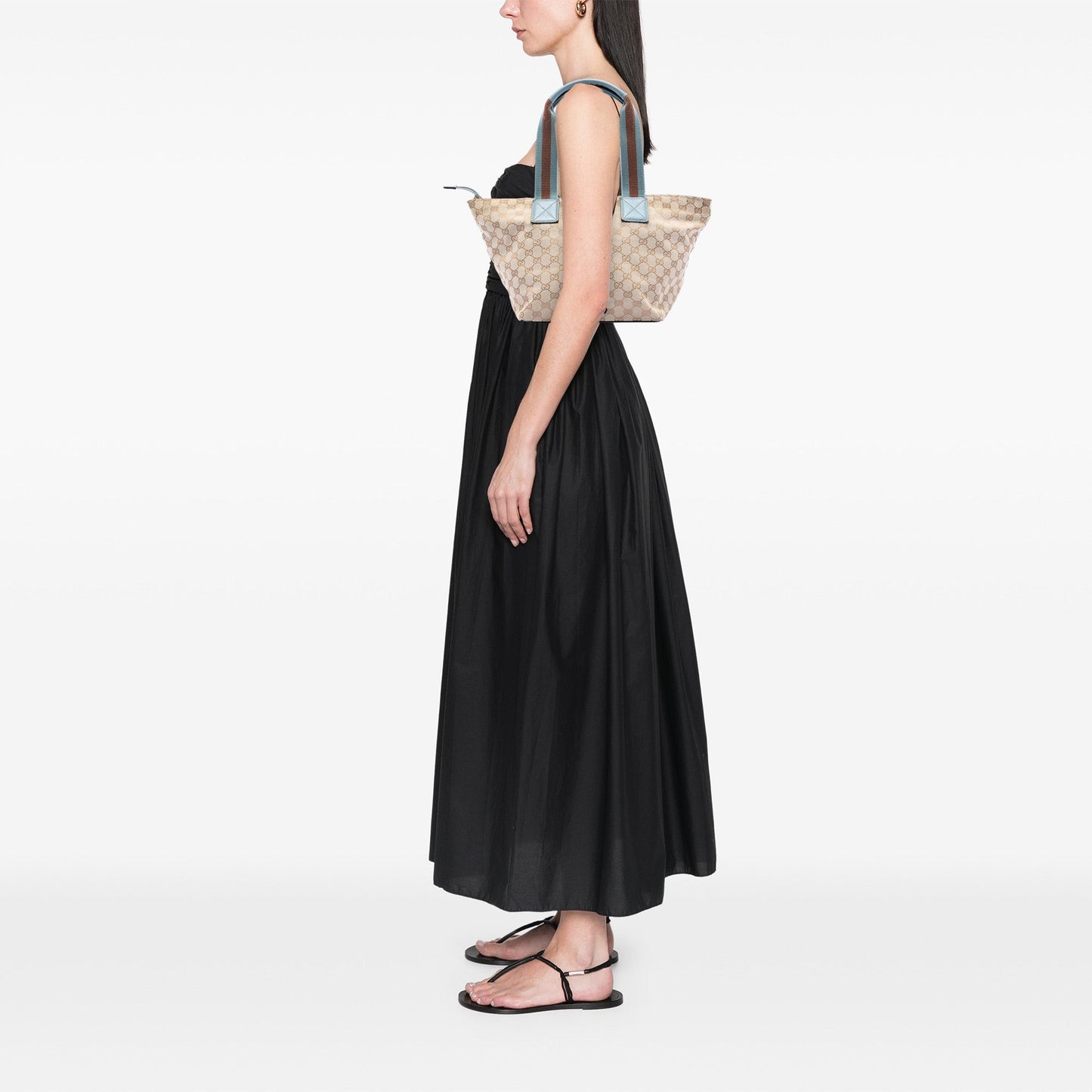 Gucci GG Canvas Web Tote