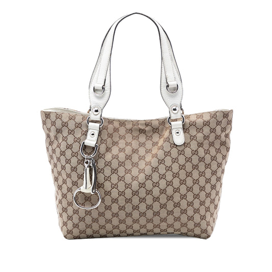 Gucci GG Canvas Icon Bit Tote