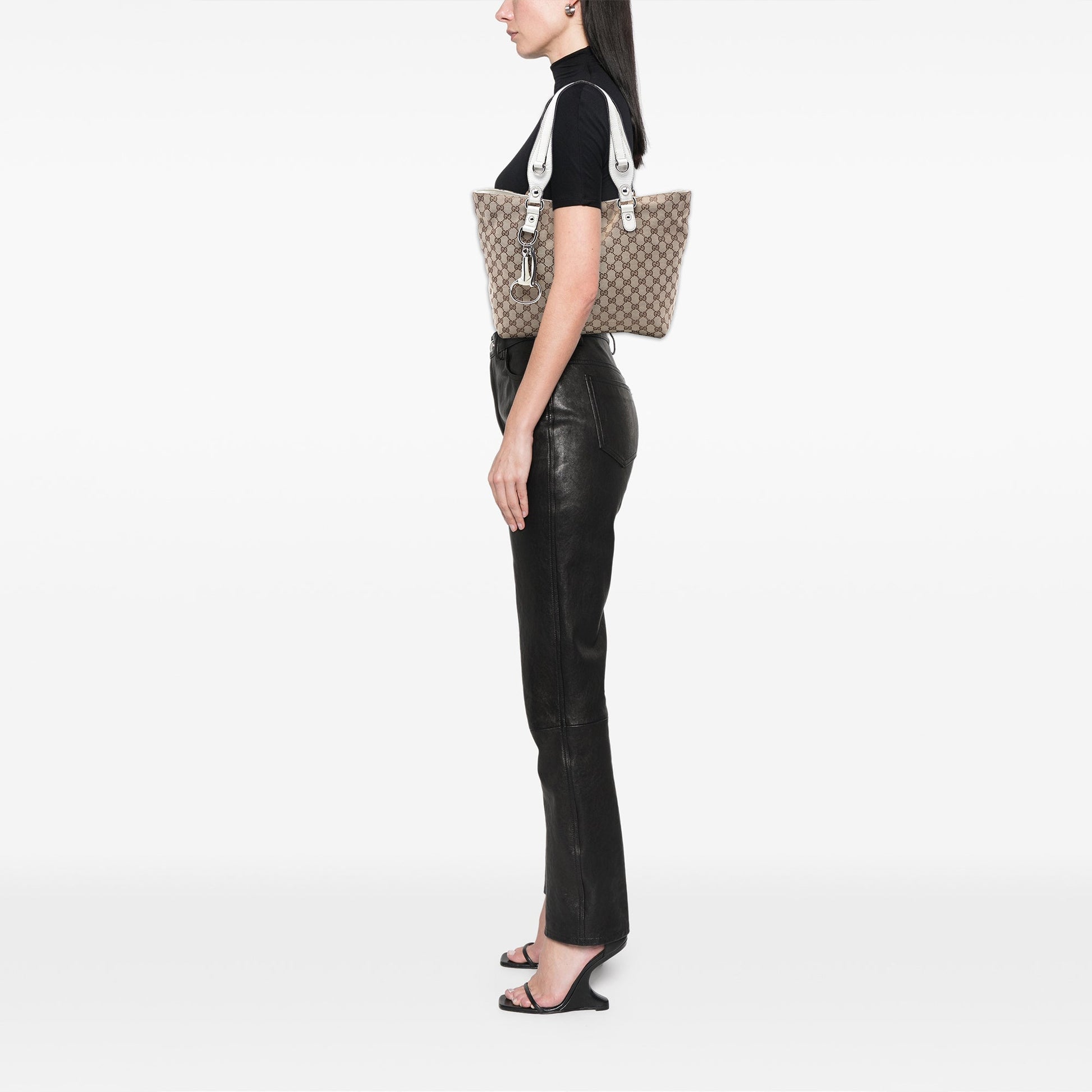 Gucci GG Canvas Icon Bit Tote