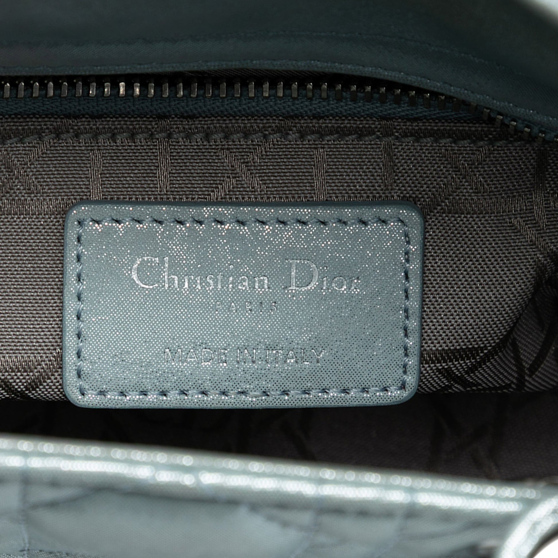 Dior Mini Iridescent Lambskin Cannage Lady Dior