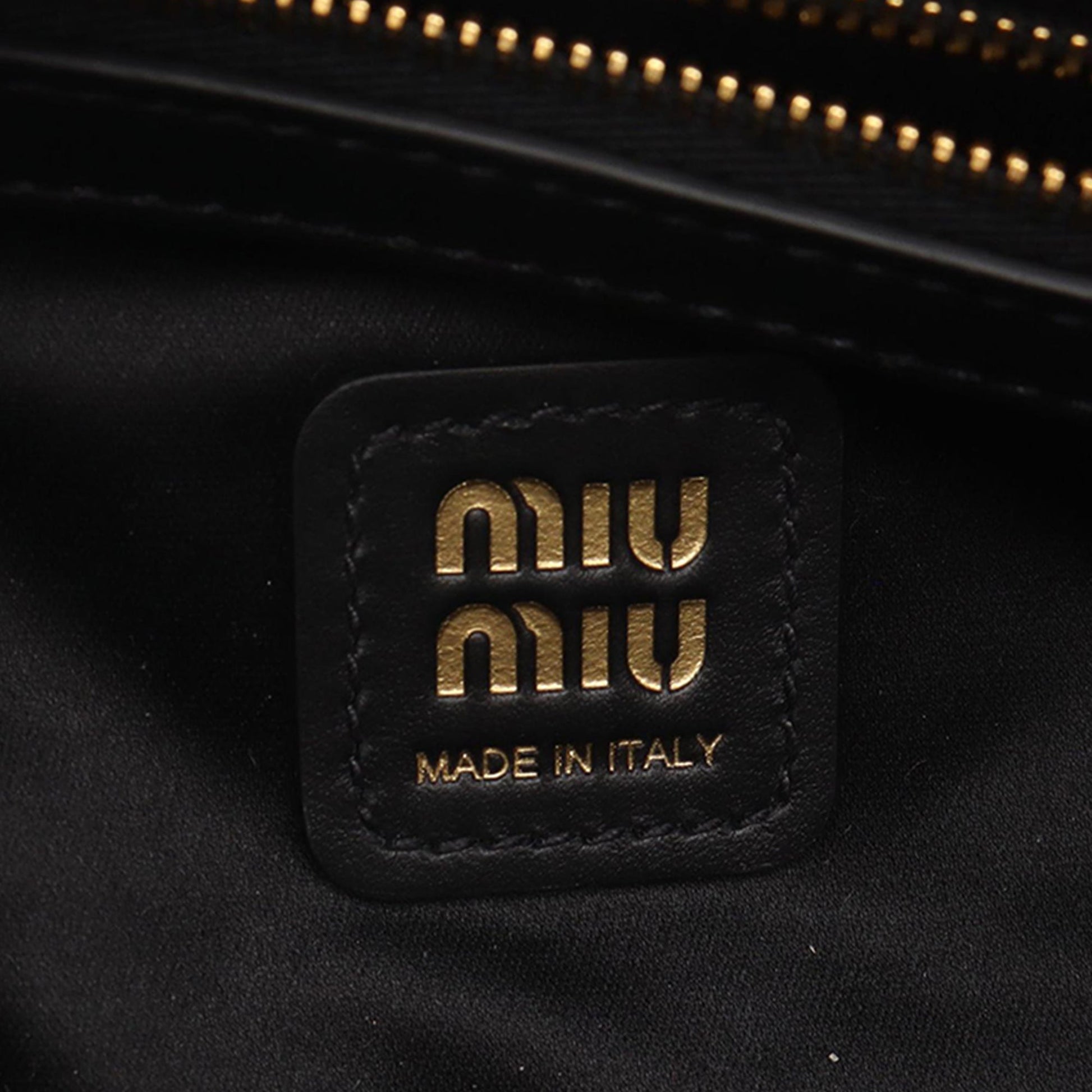 Miu Miu Leather Bauletto Bag